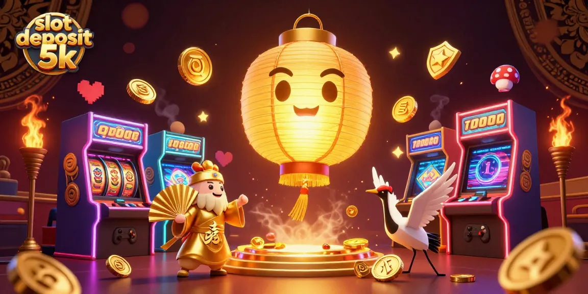 Experience the excitement of slot deposit 5k with vibrant casino visuals and dynamic gaming elements.