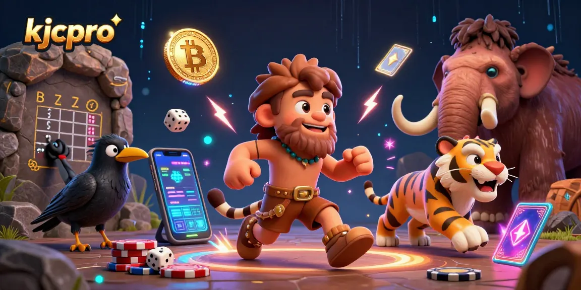 Experience thrilling gameplay at kjcpro's prehistoric casino featuring animated characters and dynamic 3D visuals.