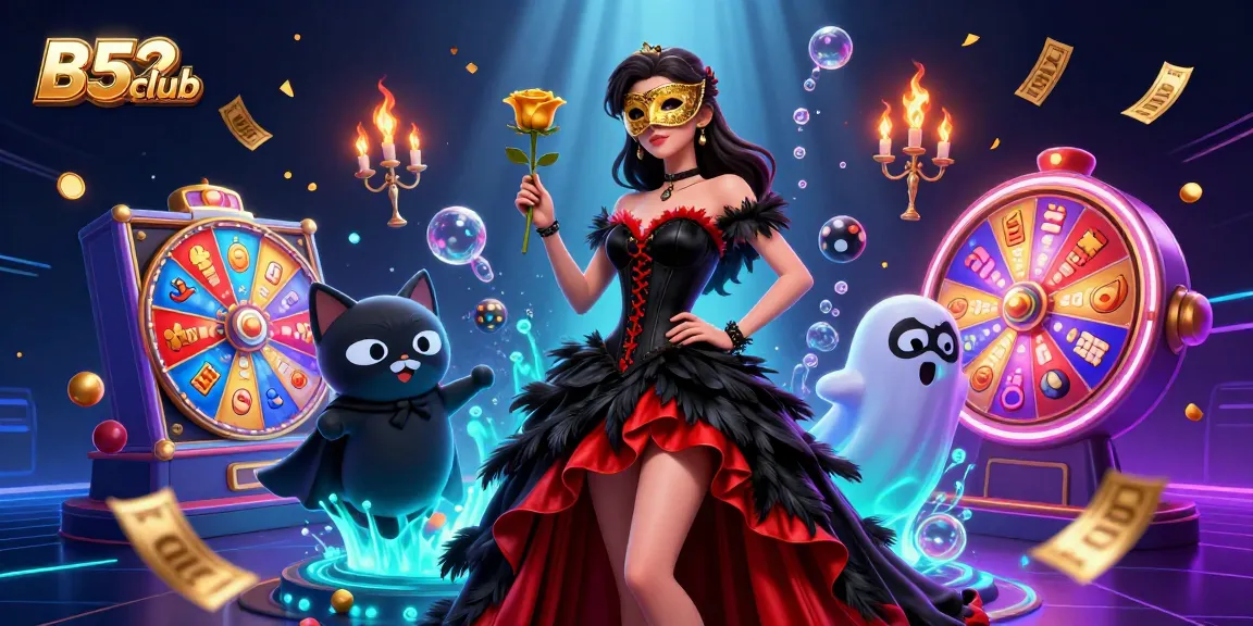Experience thrilling gameplay at B52club with dynamic slot games and vibrant casino elements.