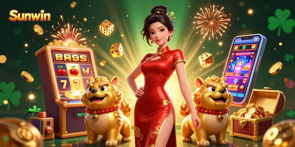 Engage with the thrilling experience of Sunwin casino featuring dynamic slot machines, games, and a glamorous atmosphere.